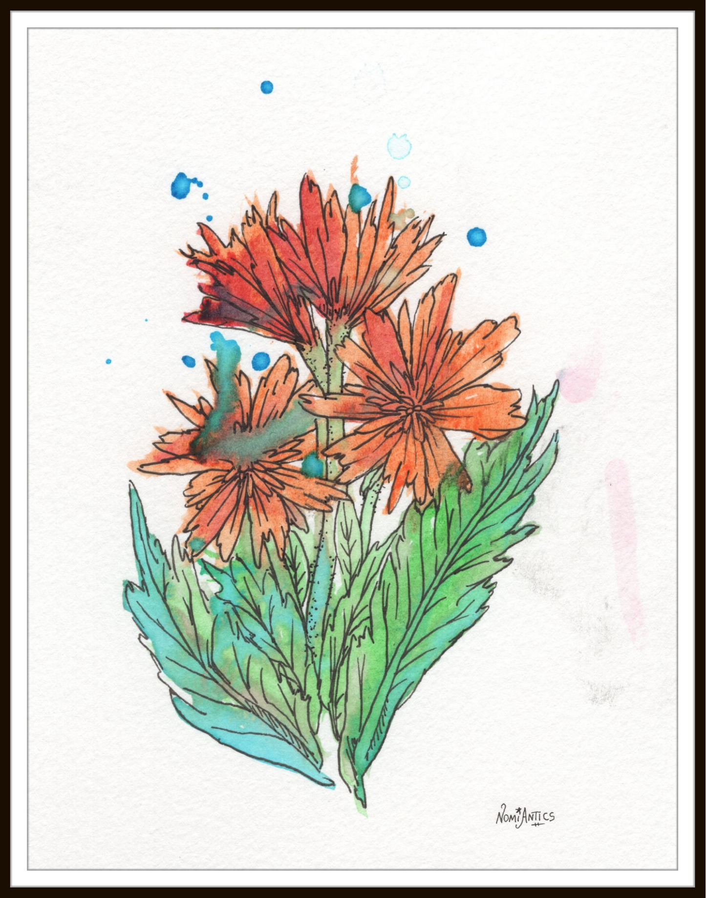 Orange Flowers