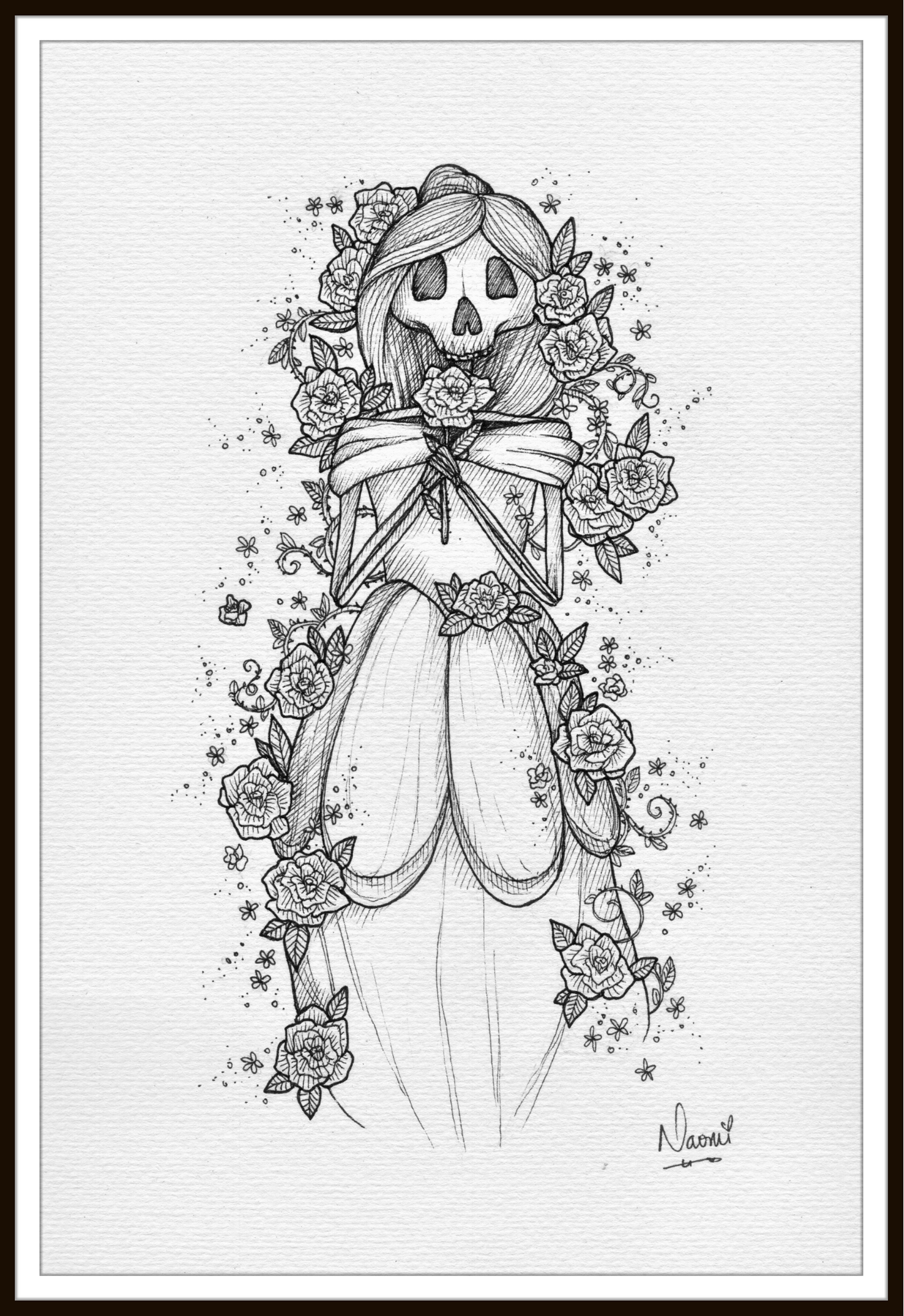 Grimm Endings - Belle - Black & White