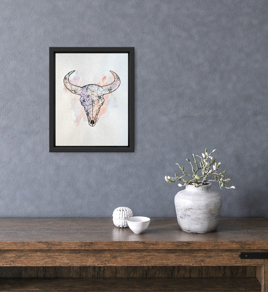 Bison Skull - Original Artwork - SOLD