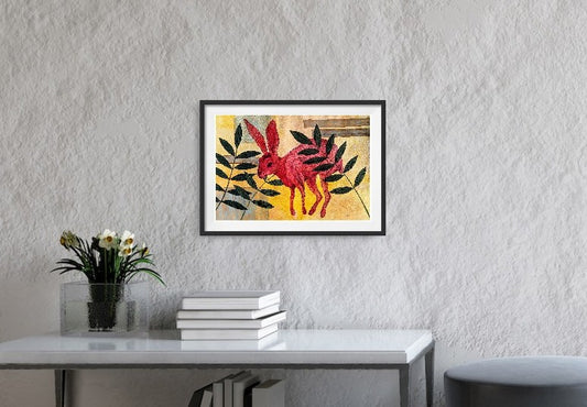 Red Jack Rabbit - Original Artwork
