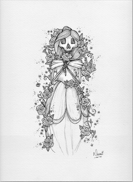 Grimm Endings - Belle - Black & White