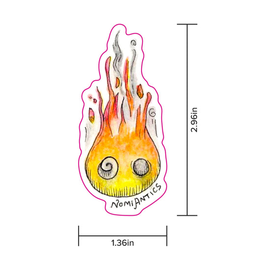NomiAntics Flame Guy Vinyl Sticker