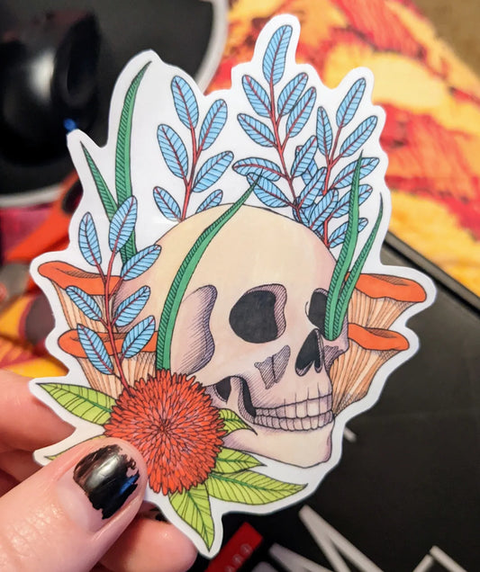 Grow Where You're Planted Vinyl Sticker - colored