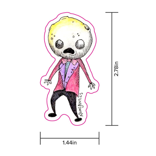 Lunar Noggin Vinyl Sticker