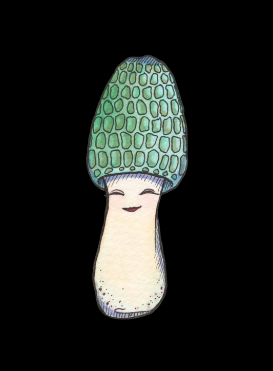 Moira the Morel Vinyl Sticker