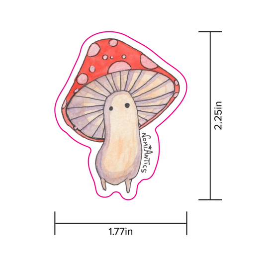Mushroom Dood Vinyl Sticker