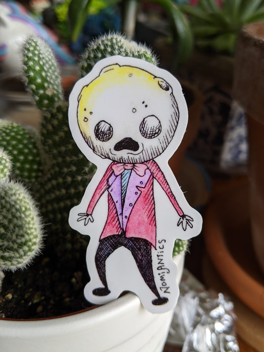 Lunar Noggin Vinyl Sticker