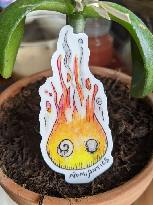 NomiAntics Flame Guy Vinyl Sticker