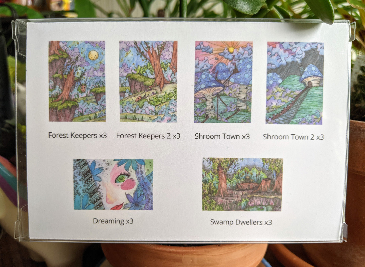 Watercolor Postcard Set