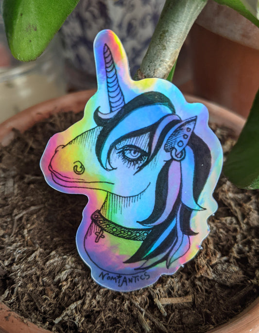 Emo-corn Vinyl Sticker