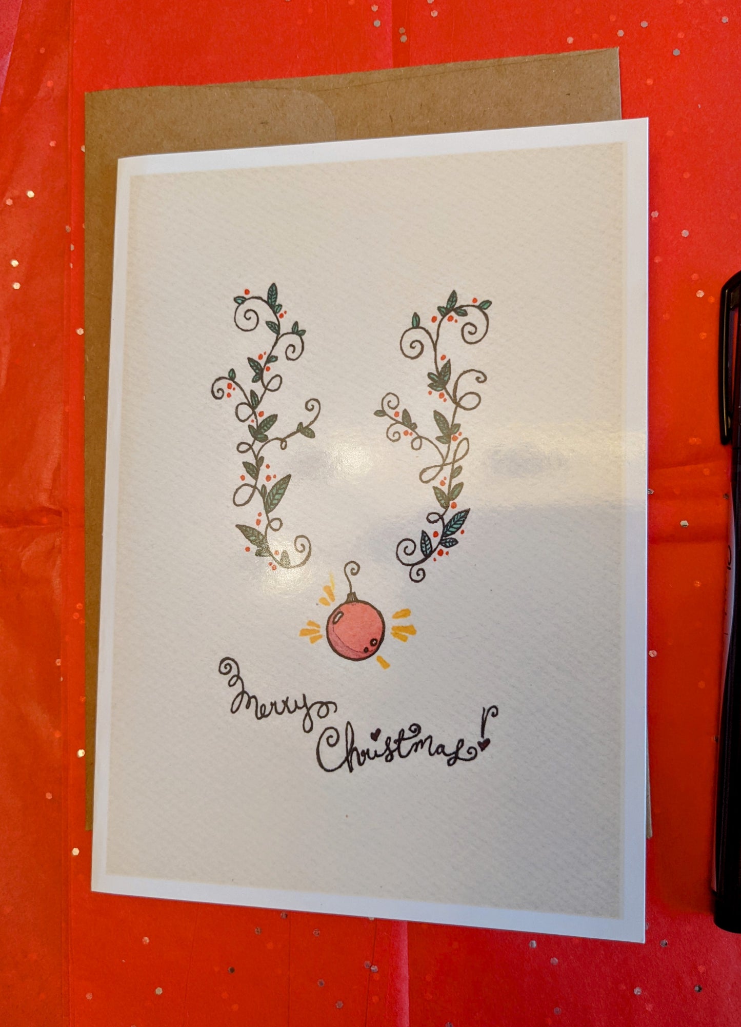 Minimalist Reindeer