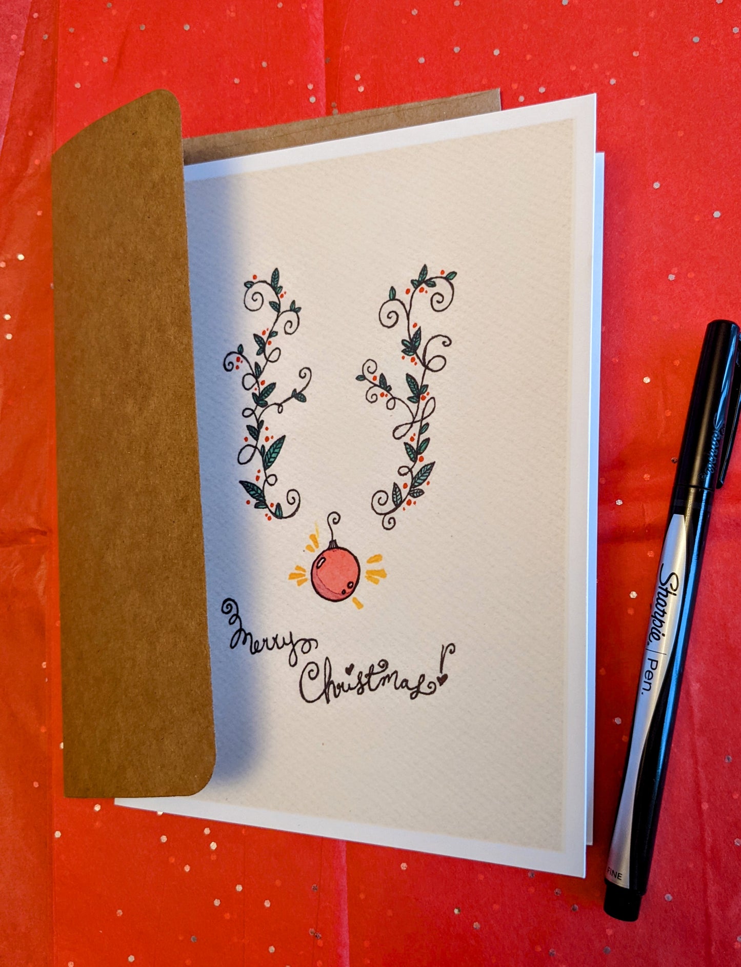 Minimalist Reindeer