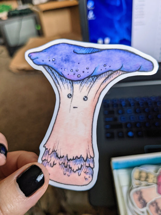 Chantelle the Chanterelle Vinyl Sticker