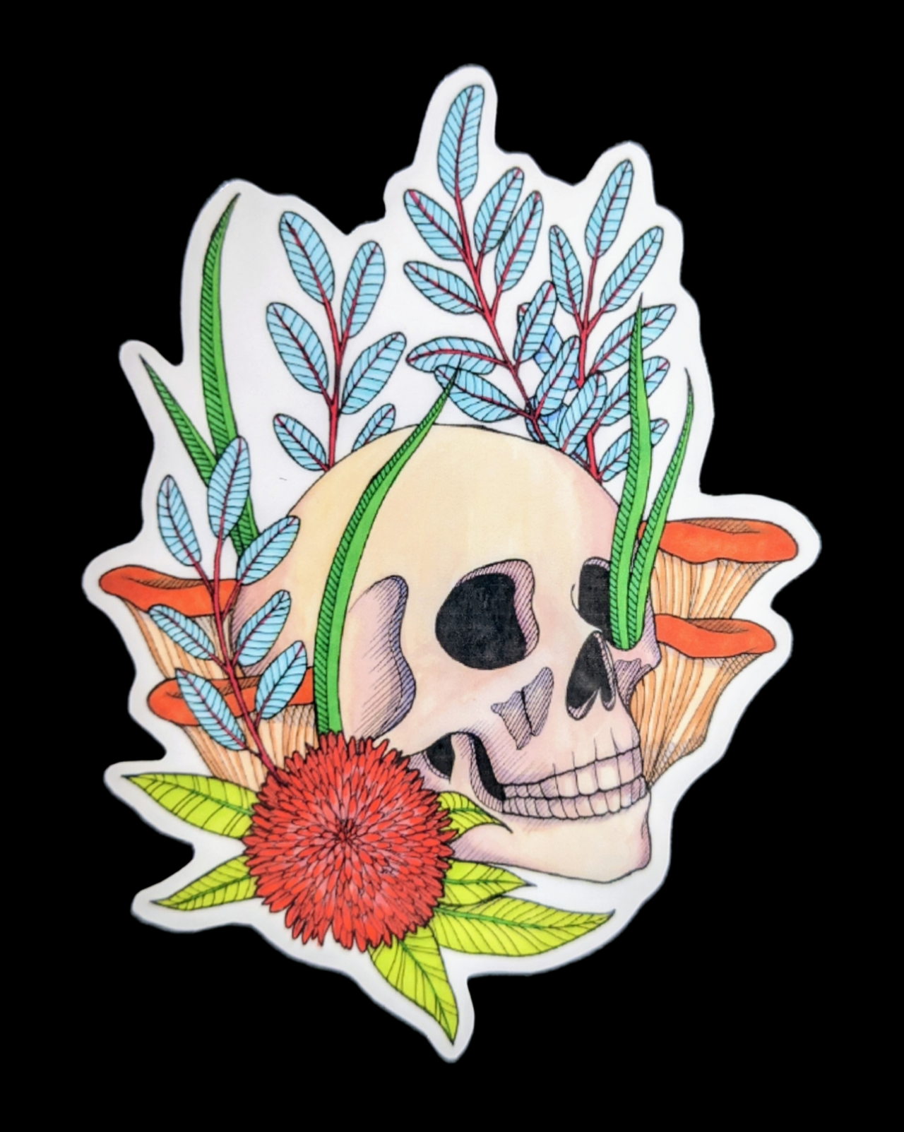 Grow Where You're Planted Vinyl Sticker - colored