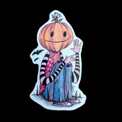 Squash Boy Sticker
