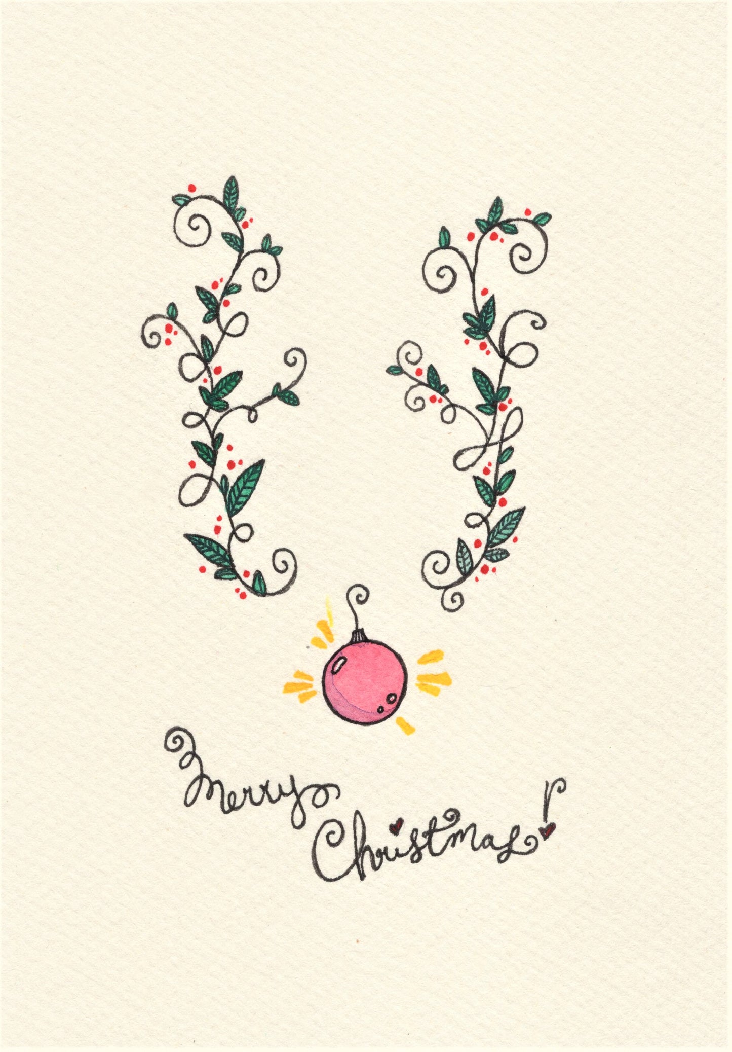 Minimalist Reindeer