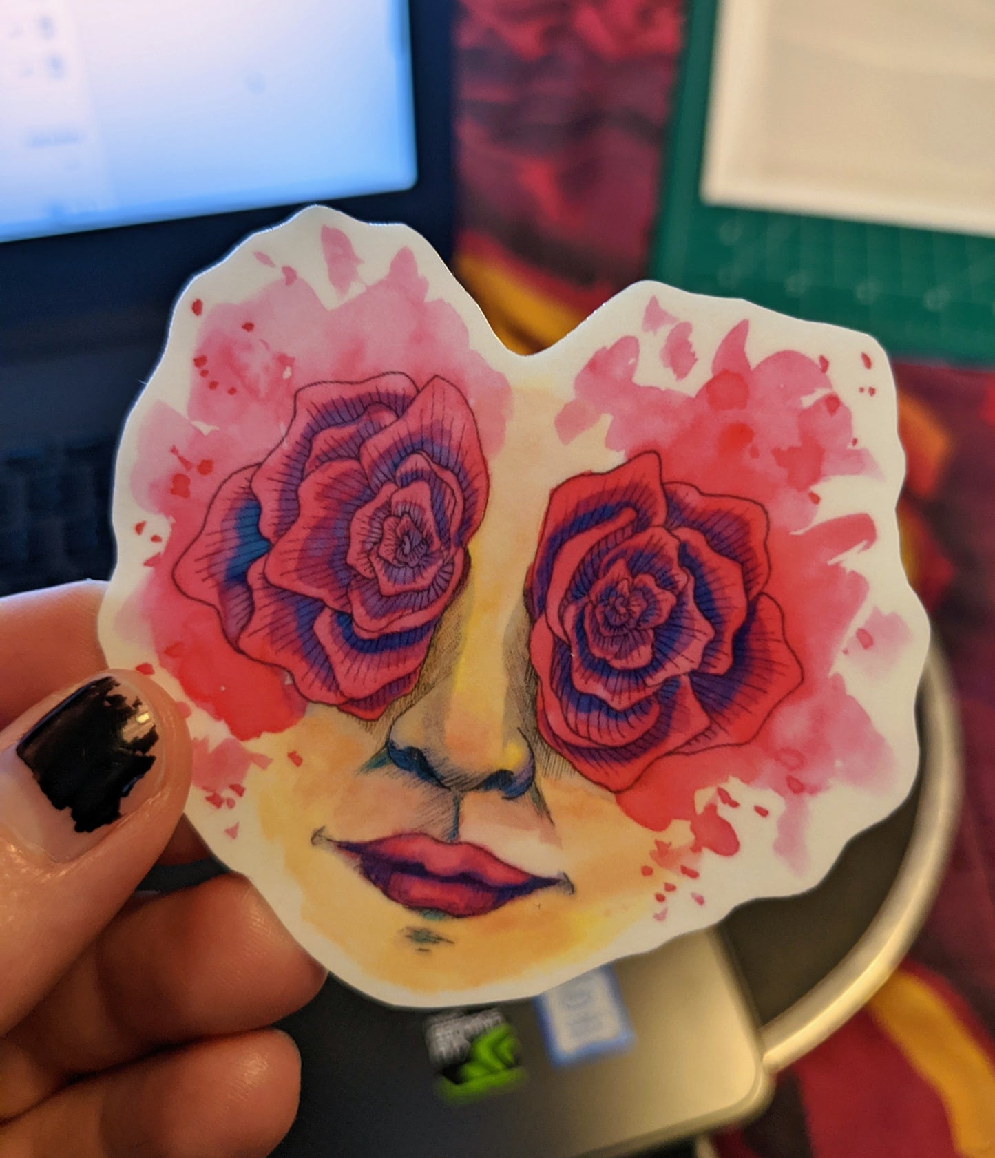 Lookin' Rosey Vinyl Sticker