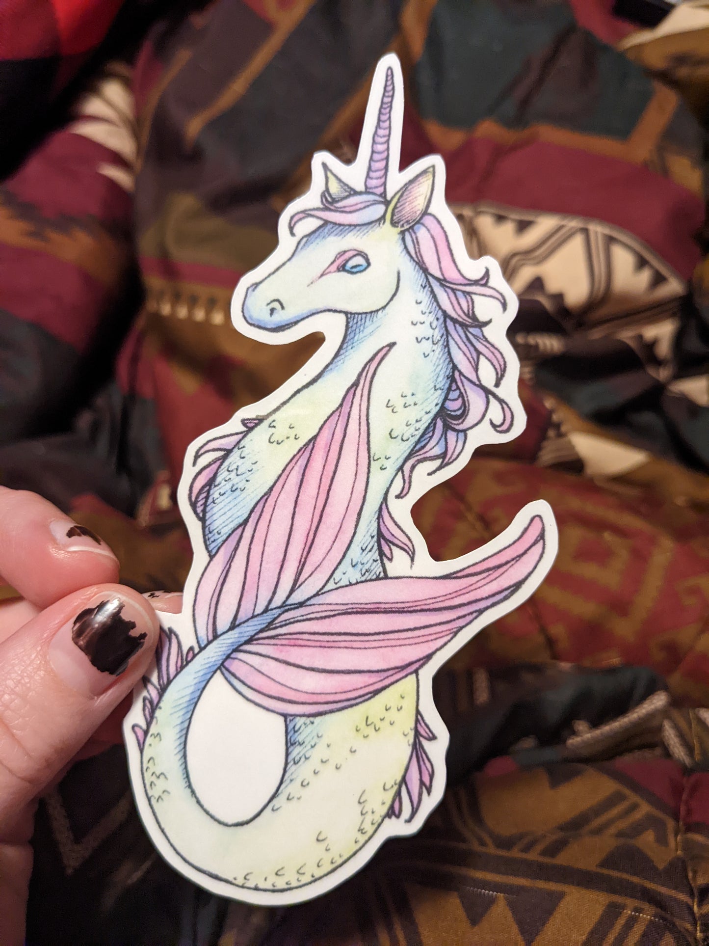 Mer-Unicorn Vinyl Sticker