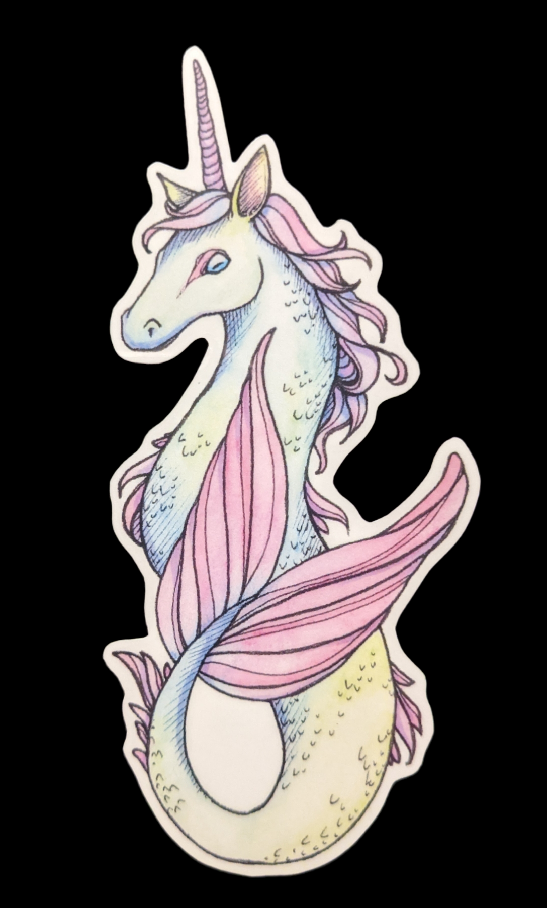 Mer-Unicorn Vinyl Sticker