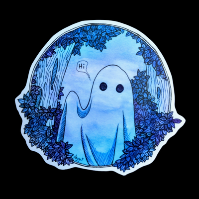 Spooky Boy Sticker